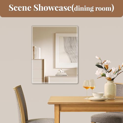 20x28in Frameless Wall Mirror for Bathroom