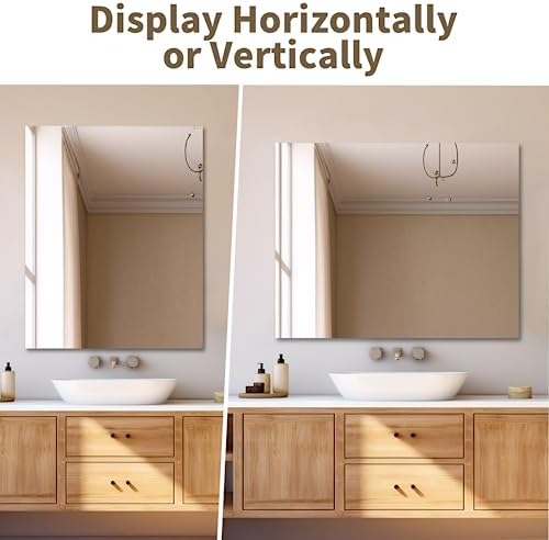 Mirrorons 24x32 Frameless Bathroom Mirror
