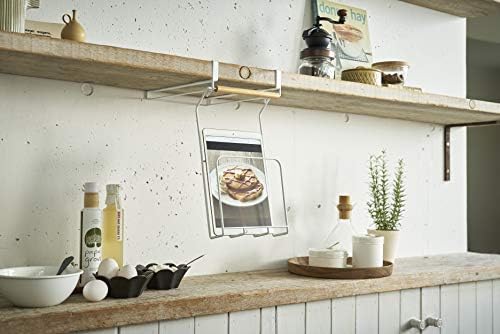 Yamazaki Home Tosca Under-Shelf Tablet and Cookbook Holder