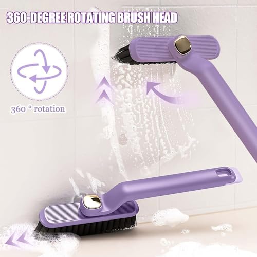 CanlatenU Multi-Function Rotating Crevice Brush Purple