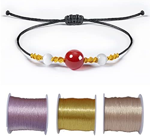 Altsuceser Metallic Embroidery Threads for Bracelets and Crafts
