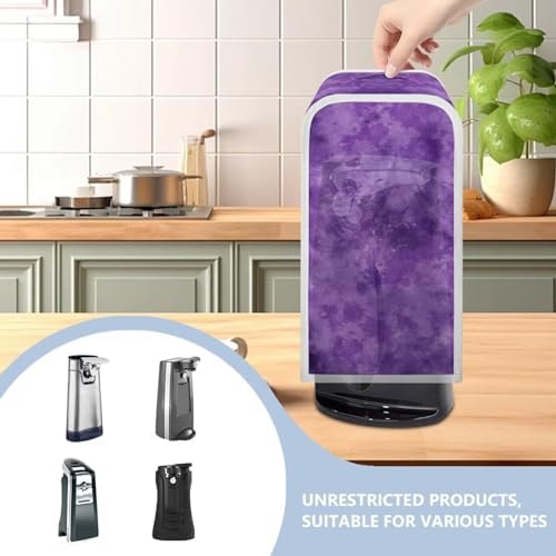 Electric Can Opener Purple Tie Dye Cover