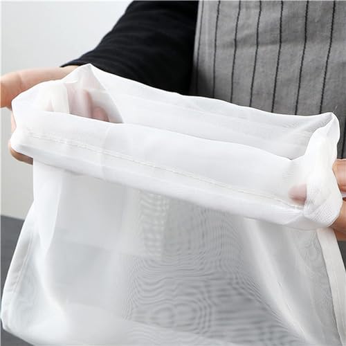 WsjiaboFux Reusable Nut Milk Strainer Bag 1