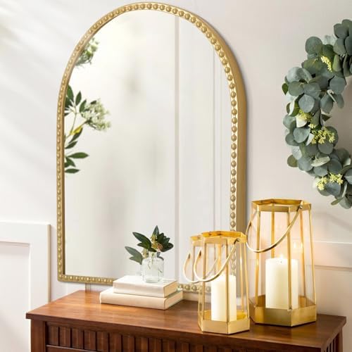 Large Gold Arch Mirror 36x24 Bathroom Decor