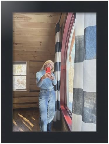 ArtToFrames Elegant Black Framed Wall Mirror 18x24