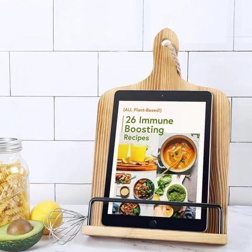 Nkmujil Kitchen Counter Recipe Book Holder