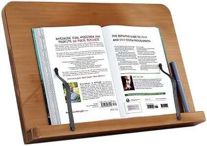Adjustable Book Holder Tray for Desk Cooking and Reading