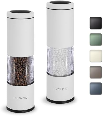 Salt and Pepper Grinder Set with Adjustable Coarseness