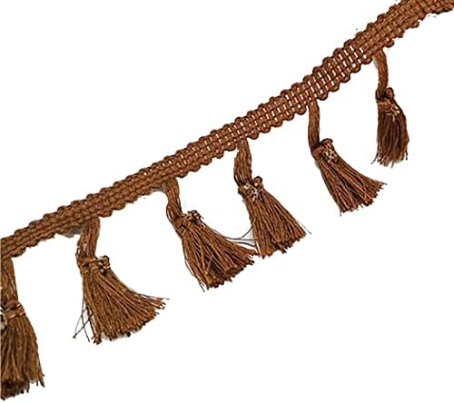 Humboldt Haberdashery Cotton Tassel Fringe Trim 1 34 Wide - White