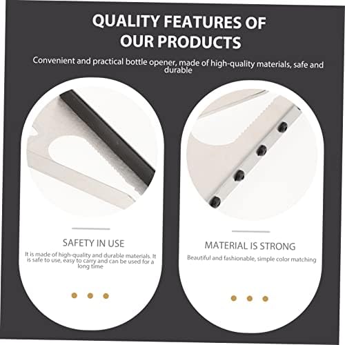 Cabilock 2pcs Stainless Steel Can and Bottle Opener Set