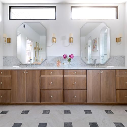 Chende Set of 2 Large Beveled Wall Mirrors