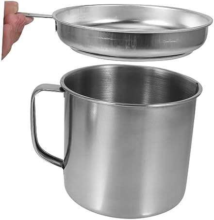 Cabilock 1pc Stainless Steel Oil Strainer Container