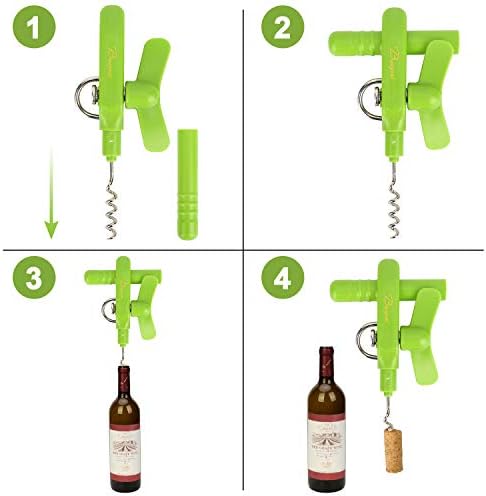 Bangrui 4-in-1 Manual Can Opener with Corkscrew