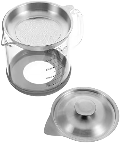 Hemoton Glass Oil Separator with Long Handle
