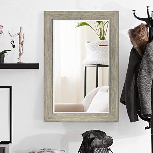 Tangkula 235 x 355 Wood Frame Wall Mirror