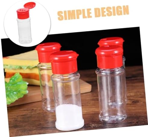 NAMOARLY Salt Pepper Dispenser Set 6 Pack Spice Shaker Bottles with Lock
