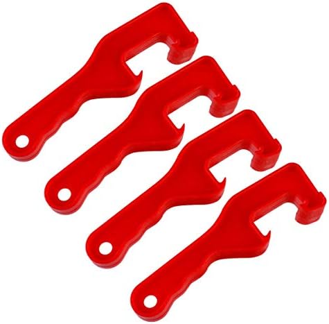 Cabilock 4PCS Universal Can Opener Bucket Lid Opener Plastic Handles