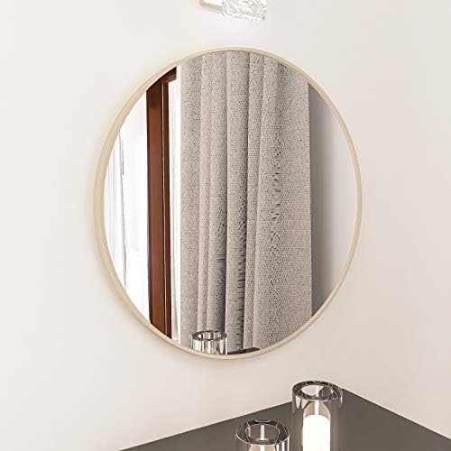 20in Wall Circle Mirror with Gold Frame 1