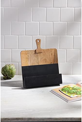 Mud Pie Wooden Cookbook Holder 135 x 1125 Inches