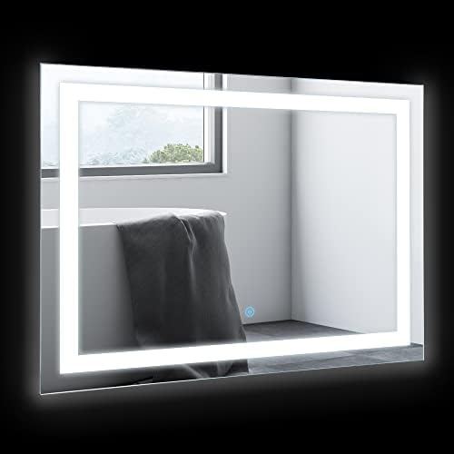 HOMCOM 28 x 20 LED Bathroom Mirror with Dimmable Touch