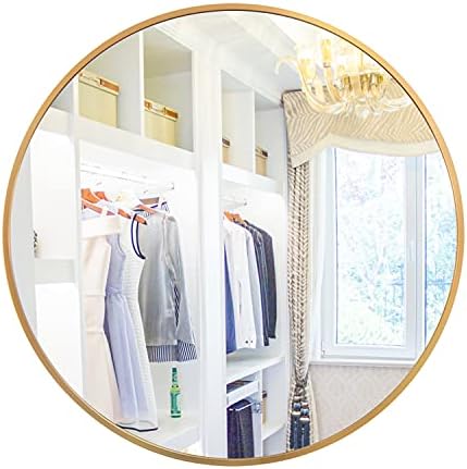 28 Gold Mirror Round for Wall Decor