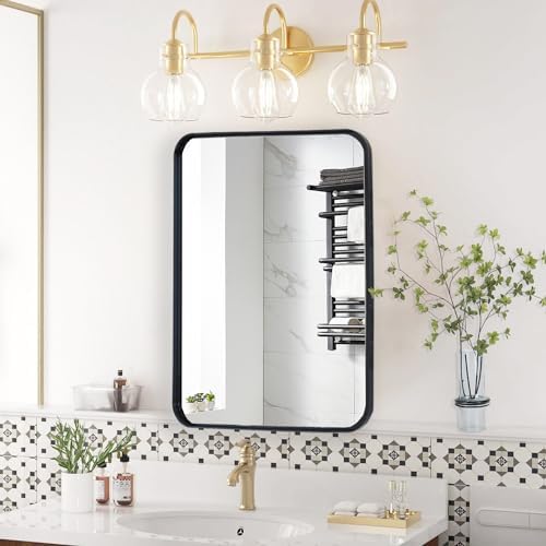 NEWBULIG 24x36 Inch Wall Mounted Vanity Mirror