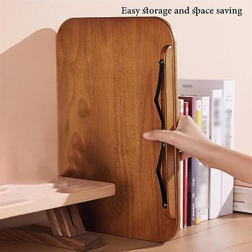 Adjustable Book Stand with 360 Rotating Base and Page Clips