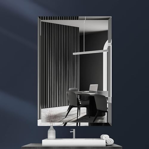 TITAMEG 16x20 Inch Frameless Wall Mirror