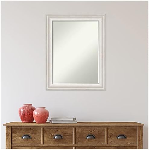 Amanti Art Bronze Bathroom Mirror 29x23 Trio Frame