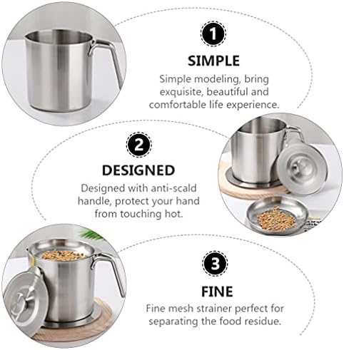 DOITOOL Oil Can with Stainless Steel Mesh
