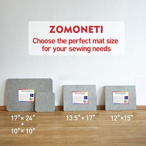 ZOMONETI Wool Pressing Mat 17x135 Inch Quilting Tool
