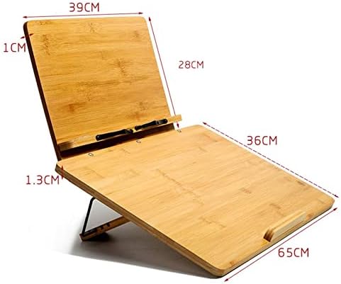 Adjustable Foldable Book Stand for Cookbooks and Tablets