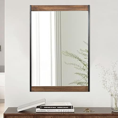 Blue Page Rustic Wall Mirror 20x28 Inch