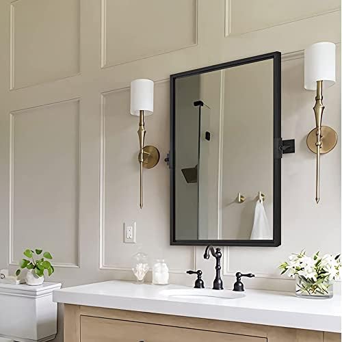 ANDY STAR Modern Moon Decor 20x28 Inch Wall Mirror