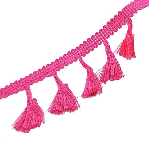 Humboldt Haberdashery Cotton Tassel Fringe Trim 1 34 Wide - White