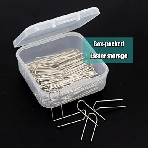 GMMA 100 Pcs Stainless Steel U-Pins for Sewing and Crafts