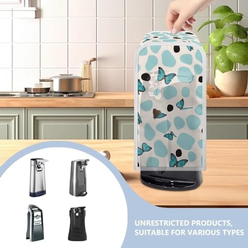 Flashideas Blue Butterfly Dust Cover for Electric Can Opener