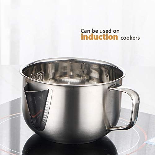 FORREC 1200ml Fat Separator Jug with Clear Cover