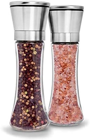 Dongming Salt Pepper Grinder Set of 2 1