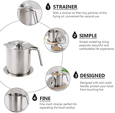 DOITOOL Oil Can with Stainless Steel Mesh