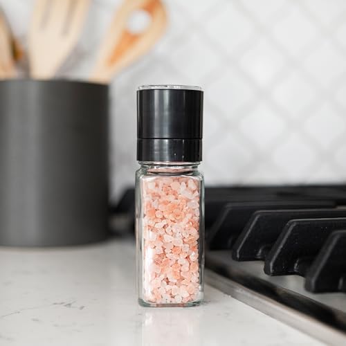Glass Spice Jar with Grinder Lid 4oz 1