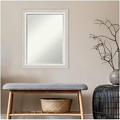 Amanti Art Bronze Bathroom Mirror 29x23 Trio Frame