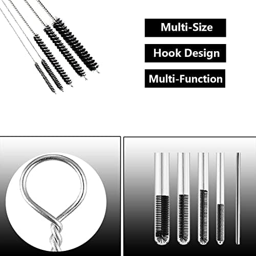 BYTRON Crevice Cleaning Brush Set 13-Piece Kitchen Pipe Cleaner Tools