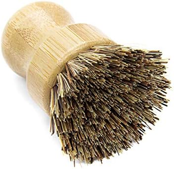 AUEAR Natural Bamboo Scrub Brush 2-Pack