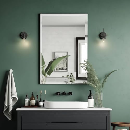 FARMER Frameless Rectangle Mirror 16x20 Inch 1