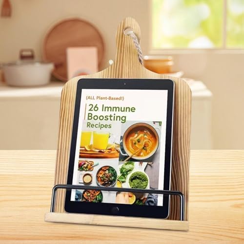Nkmujil Kitchen Counter Recipe Book Holder