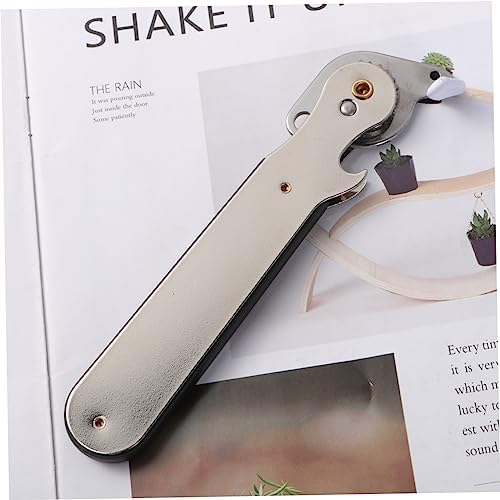 Electric Can Opener with Comfortable Handle for Quick Lid Removal