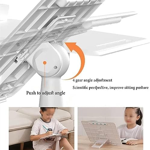 Foldable Book Stand with 4 Gear Adjustments