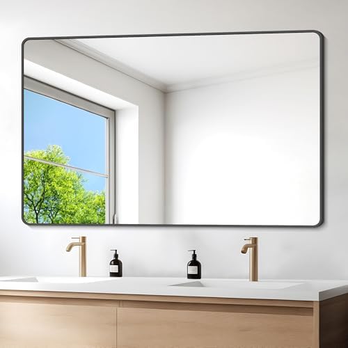 DESBING 36x55 Bathroom Mirror with Metal Frame