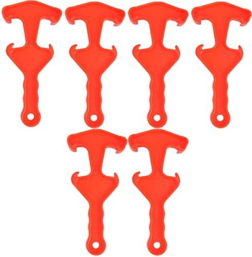 GREENADSCAPE 6pcs Adjustable Can Opener Set with Plastic Handle